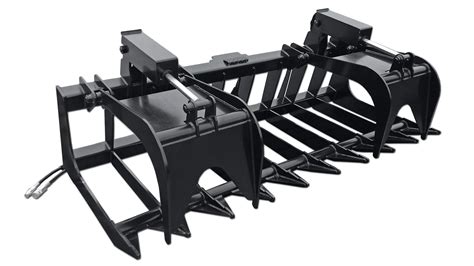 heavy duty skid steer root grapple|best skid steer brush grapple.